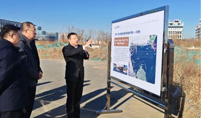 藍天集團到海上世界、夾河·幸福新城調研交流